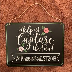 Chalkboard for wedding.